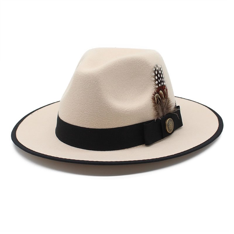Craig Woolen Gentleman Hat-Beige