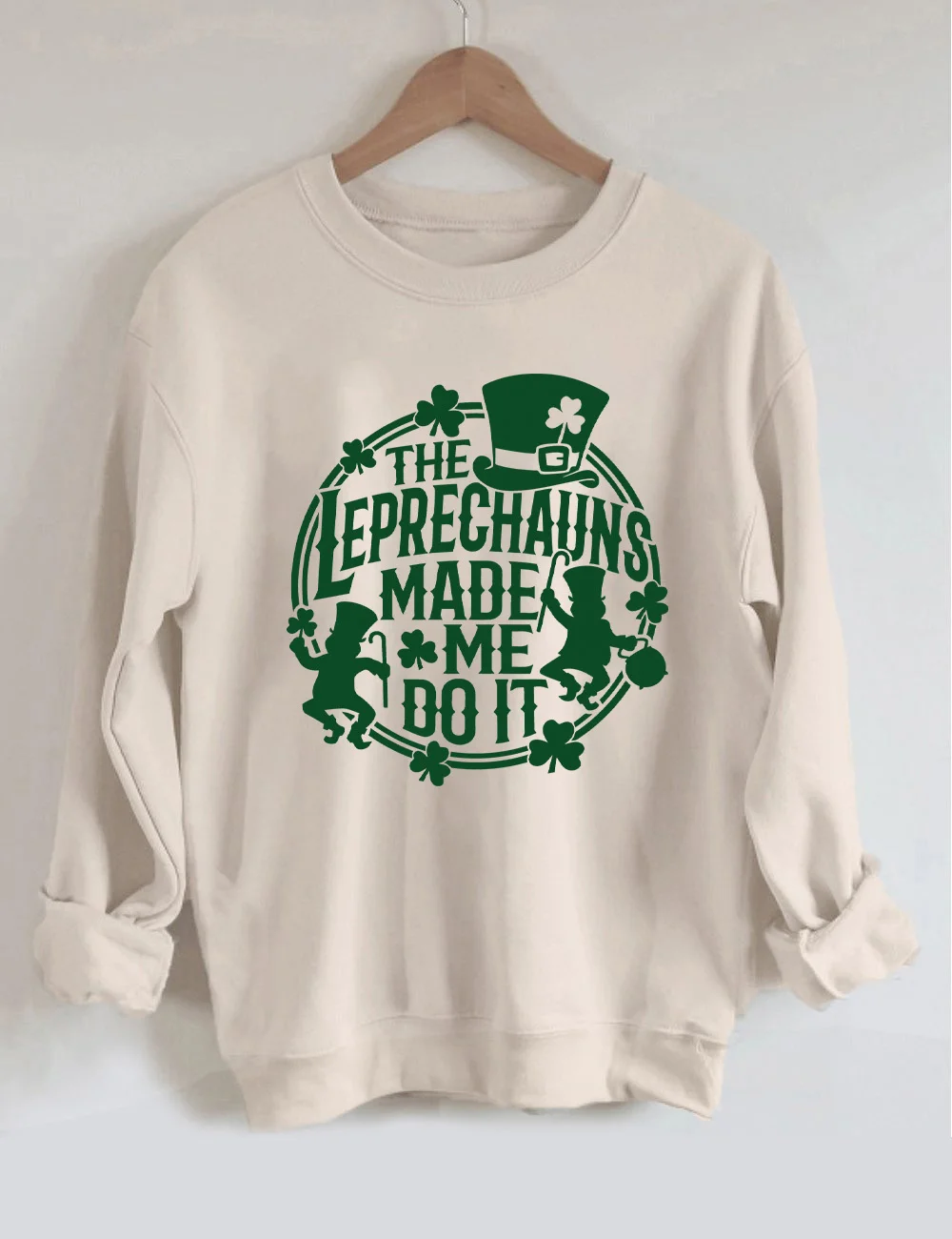 St Patricks Day  Shamrock Sweatshirt