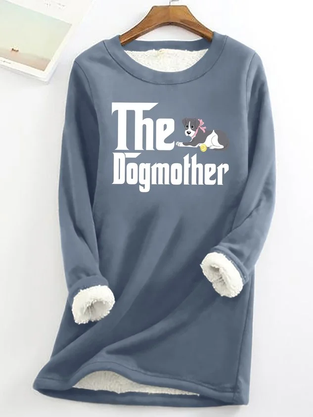 Manikvskhan The Dogmother Womens Warmth Fleece Sweatshirt socialshop