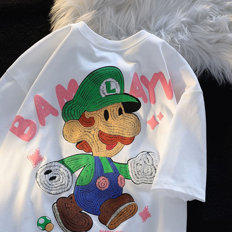 Super Mario Bros Kawaii T-shirt  weebmemes