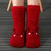 Sherpa Christmas Socks Women