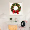 Christmas Wreath And Bow-11CT Counted Cross Stitch 40*40cm tapestrymarket