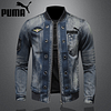PUMA®2024 Nova jaqueta jeans