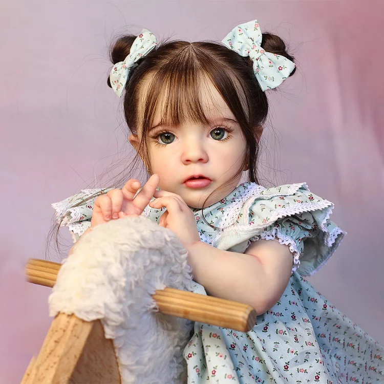  [Reborn Baby Girl] 20" Lifelike Awake toddler Vliga Handsome Cloth Body Reborn Dolls 2024 - Reborndollsshop®-Reborndollsshop®