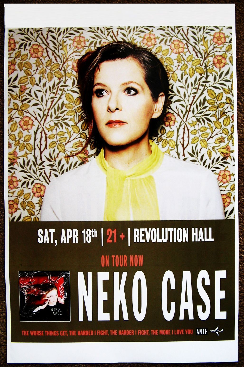 NEKO CASE 2015 Gig POSTER Portland Oregon Concert