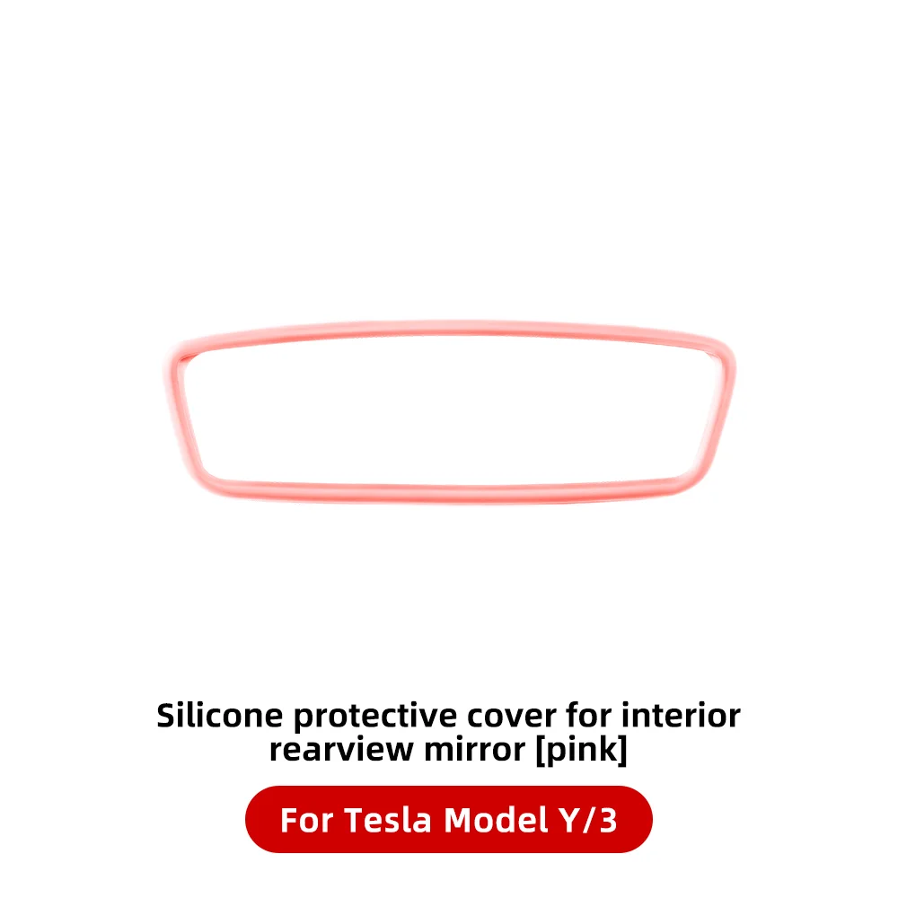 YONZEE Tesla Inner Rearview Mirror Protective Silicone Cover For Model 3/Y
