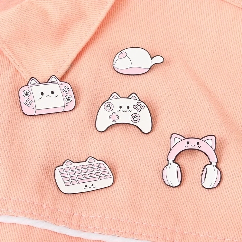 Fashion Pin Cartoon Alloy Plating Women’S Brooches