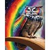 Eule 5d DIY volle runde teilweise ab Bohrer Dimond Gemälde Wohnkultur 45x55cm