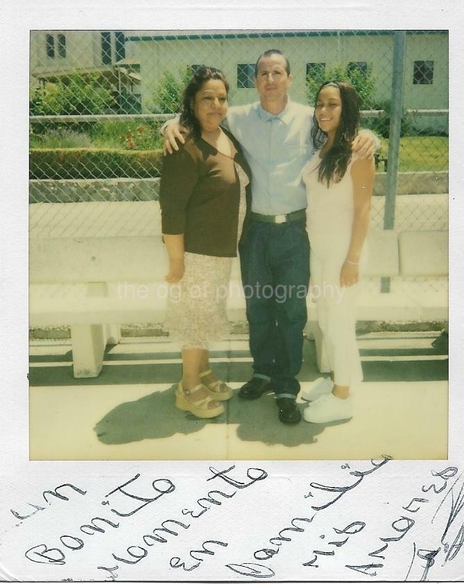 PRECIOUS MOMENT Vintage PRISON POLAROID Found Photo Poster paintinggraph COLOR 010 17 Z