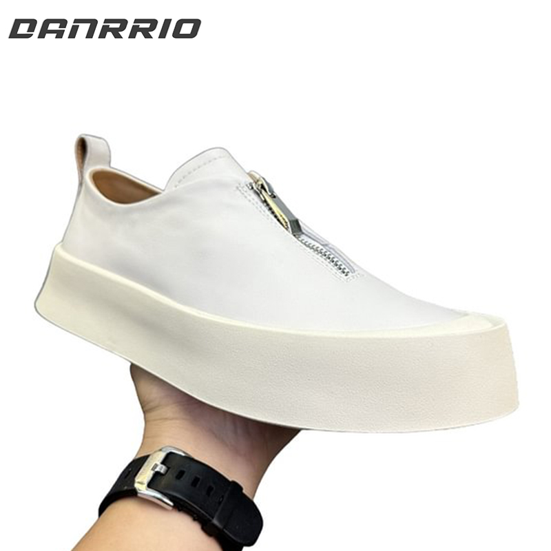 Handmade Retro Zipper Loafers DANRRIO.COM DANRRIO