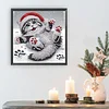 Diamond Painting - Partial Special Shaped Drill - Winter Cat(Canvas|30*30cm)
