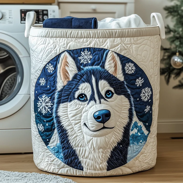 Husky Quilted Laundry Basket GFTOTG747