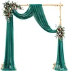 6/10FT Soft Chiffon Wedding Event Arch Curtains Table Runners
