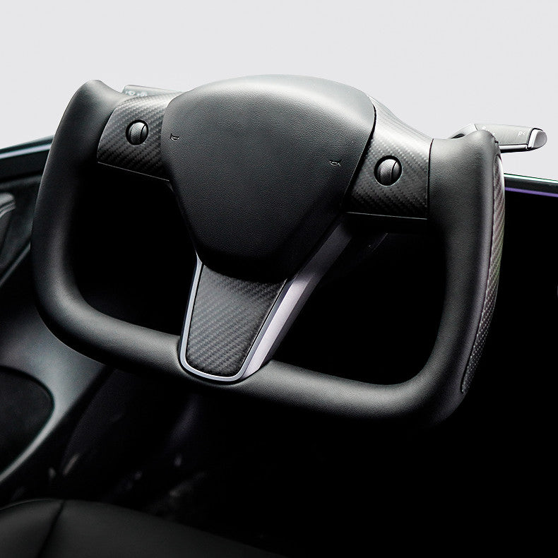 Tesla model Y steering wheel