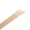 100 Pack | 10" Eco Friendly Paddle Party Picks, Bamboo Skewers, Decorative Top Cocktail Sticks