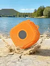 For  Powerbeats Fit BT Earphone Protective Cover with Bracket & Metal Carabiner Shockproof TPU Protective Sleeve Anti-Scratch Dustproof BT Earbuds Case for Outdoor Travel Camping