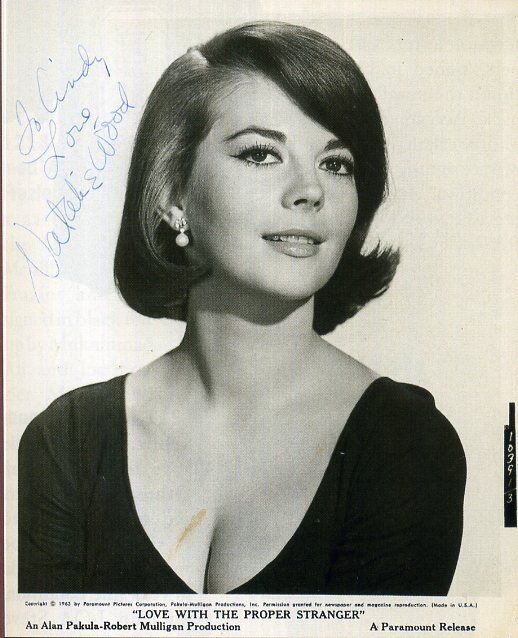 NATALIE WOOD Signed 'Movie' Photo Poster paintinggraph - Film / TV Actress - preprint