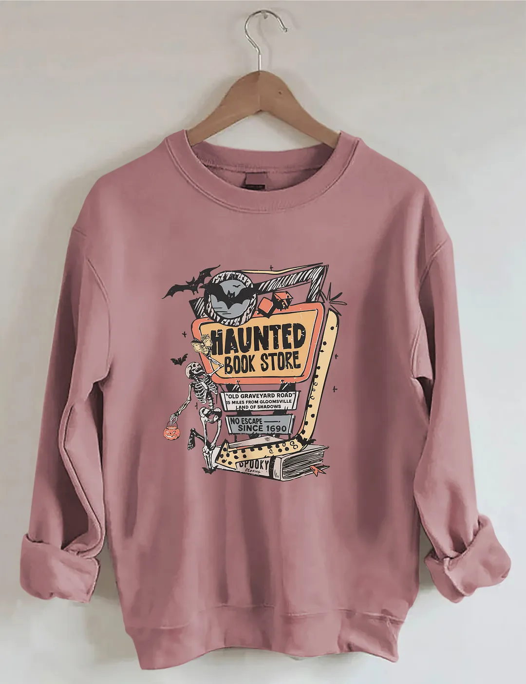 Haunted Book Store Sweatshirt