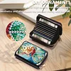 2pcs Elf Girl Pattern Diamond Painting Fashion Card Holder Compact Coin Purse