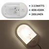 12-24V 24 LED Dome Light Ceiling Lamp with Switch for RV Marine Boat Yacht