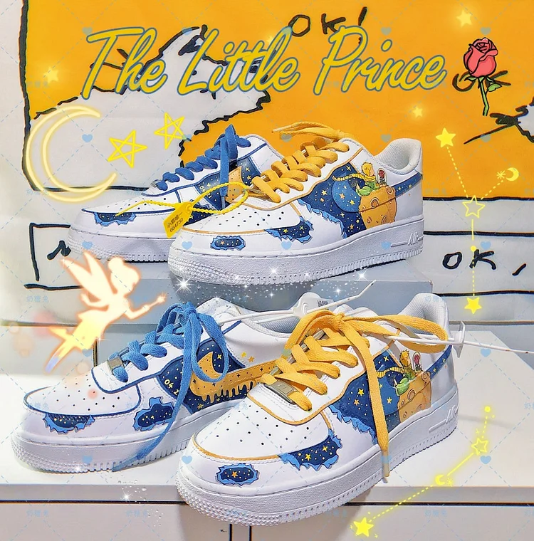 Custom Hand-Painted Sneakers- "The little prince"