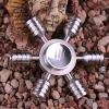 Six Cylinders Fidget Spinner Stainless Steel Hand Spinner Adult EDC Fidget Toys