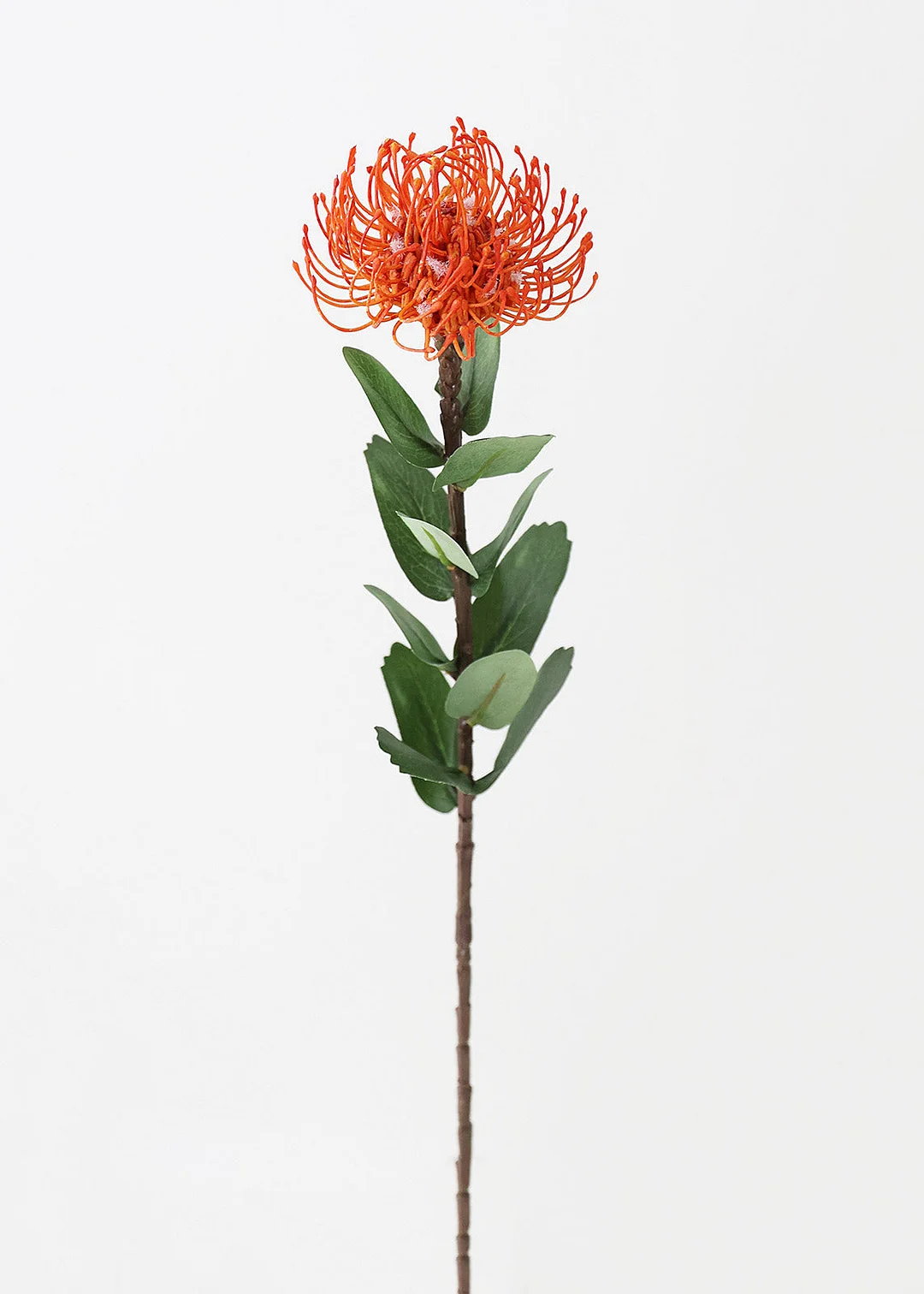 Flame Orange Artificial Protea Flower - 21"