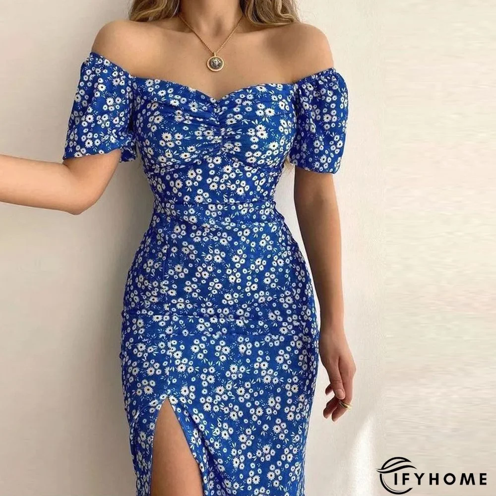 Fashion Sexy Floral Waist Dress | IFYHOME