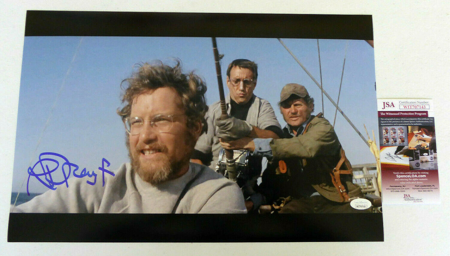 Richard Dreyfuss Authentic Signed 11x17 Photo Poster painting Autograph, Jaws, Hooper, JSA COA