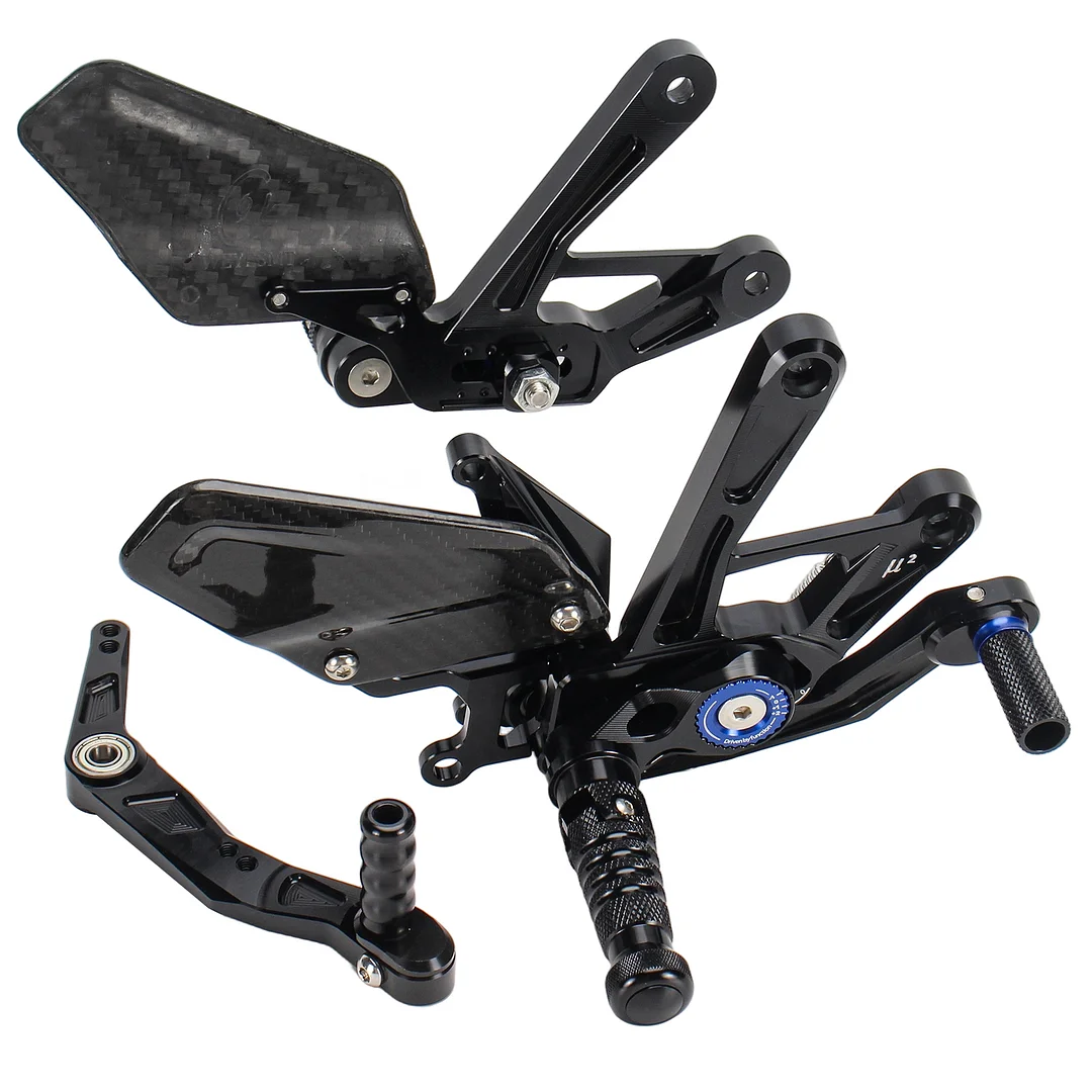 Adjustable Rearsets For Yamaha YZF-R1 2015-2024 YZF-R1M 2015-2022 Footpegs Kit