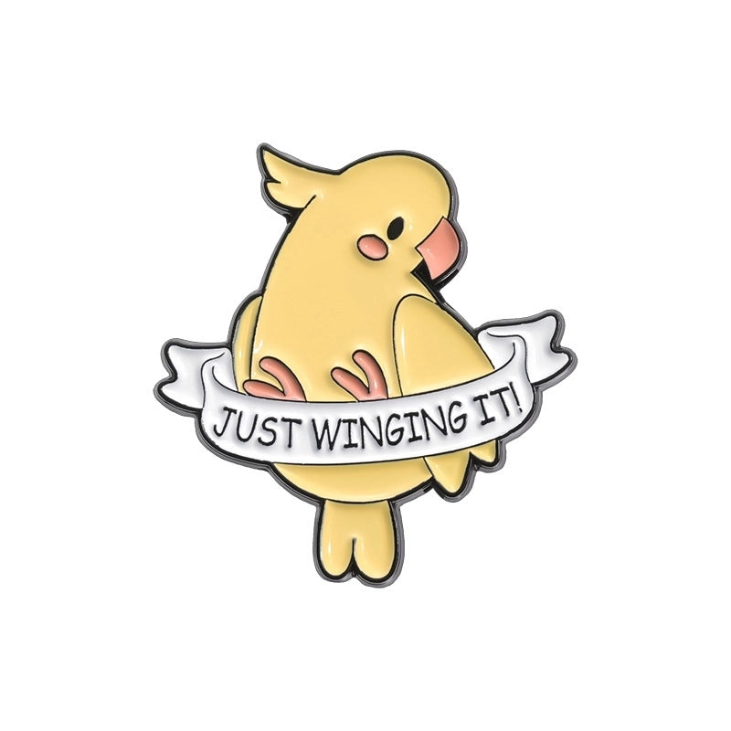 Cute Pin Cat Owl Frog Alloy Stoving Varnish Unisex Brooches