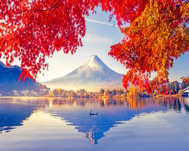 

Japan Autumn Season – Paint By Numbers - 40*50CM, 501 Original