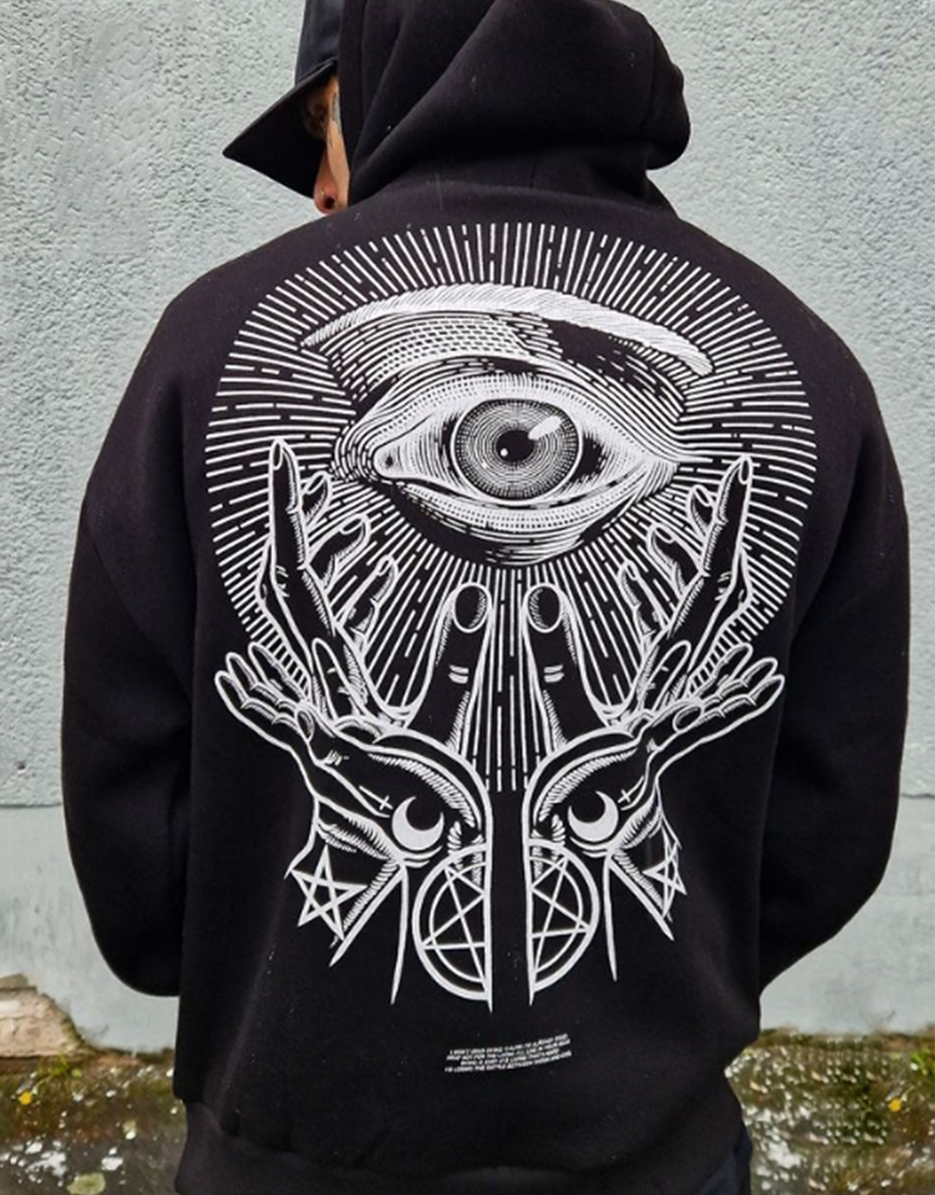 ALL SEEING EYE OVERSIZED HOODIE Techwear Shop