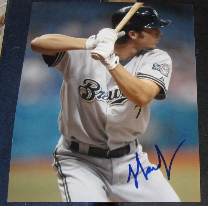 JJ Hardy Milwaukee Brewers SIGNED 8x10 Photo Poster painting COA Autographed Baseball MLB