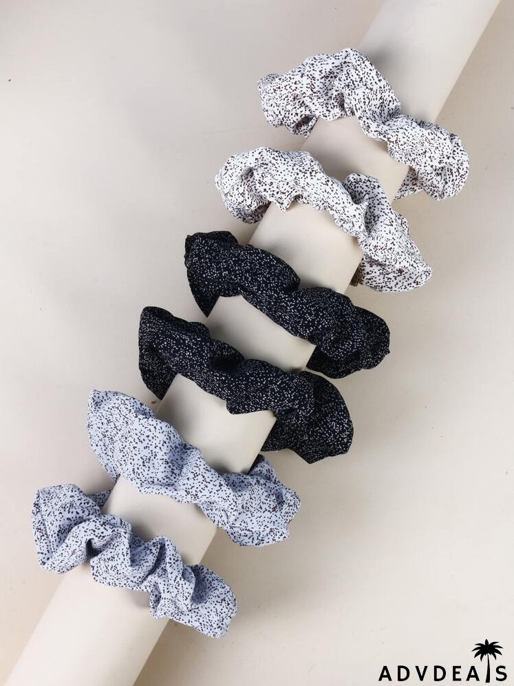 6pcs Minimalist Scrunchie