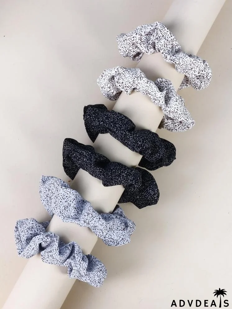 6pcs Minimalist Scrunchie