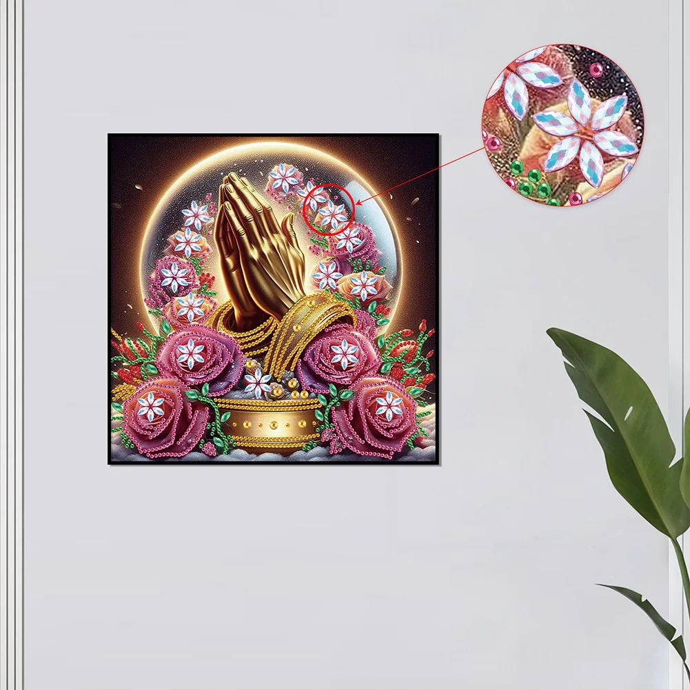 Diamond Painting - Partial Special Shaped Drill - Buddha(Canvas|30*30cm)