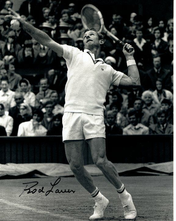 ROD LAVER Signed Autographed TENNIS Photo Poster painting