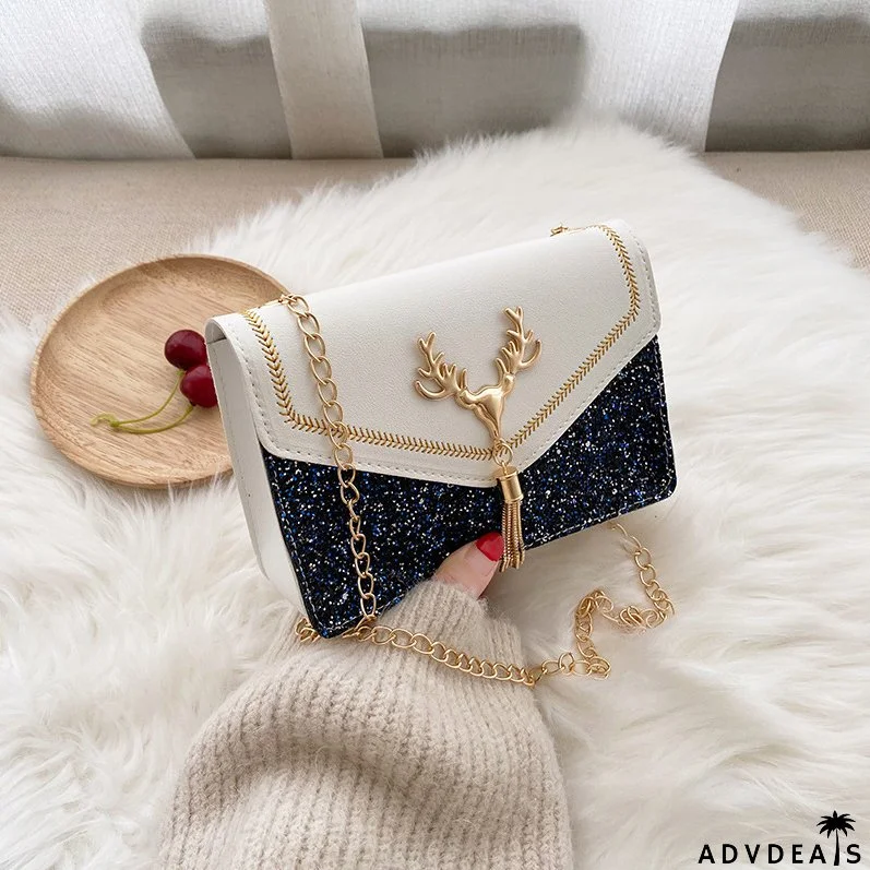 Bags Women's Fashion Square Bags Shoulder Chain Women's Bags Messenger Bags