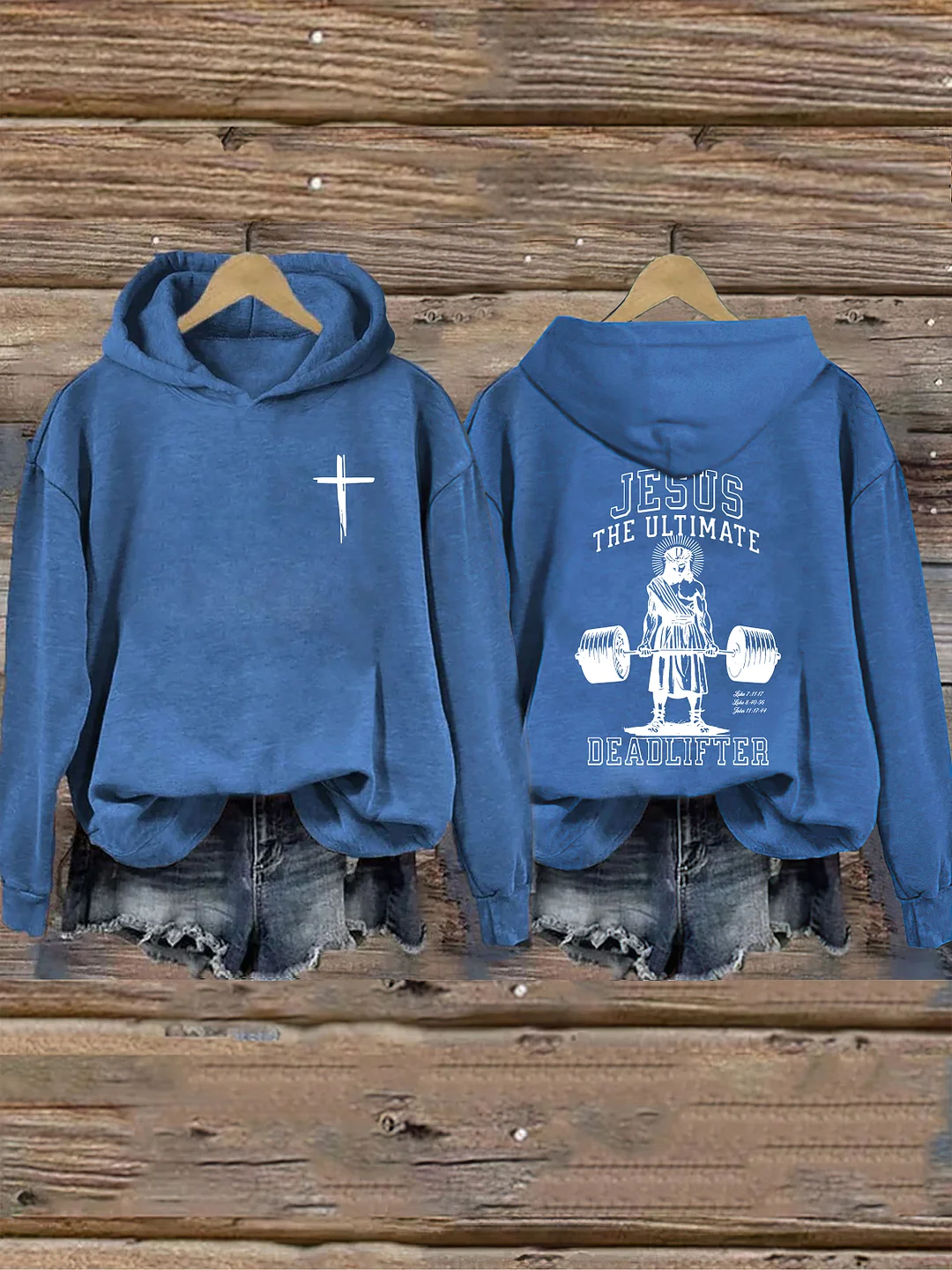 Vintage Jesus Ultimate Deadlifter Hoodie