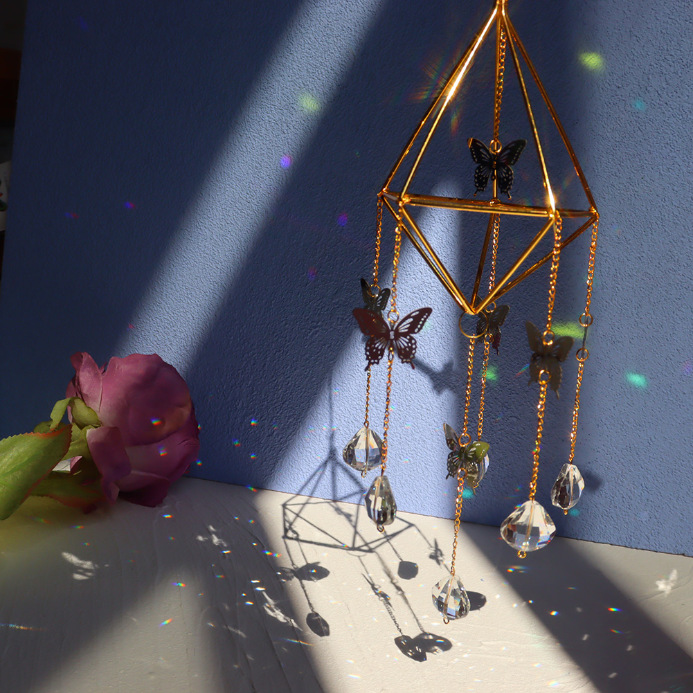 

Butterfly Rack Ball - Art Crystal Suncatcher, 501 Original