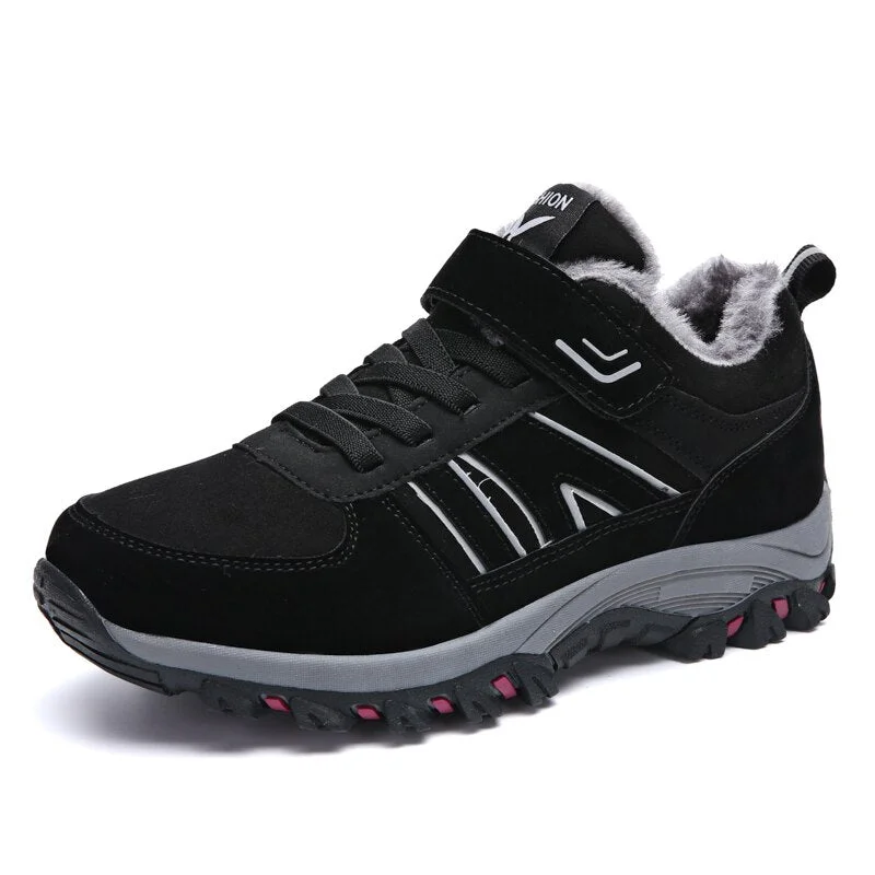 VEAMORS Outdoor Men Women Hiking Shoes Breathable Sneakers Anti-Slip Trekking Shoes Couples Mountain Climbing Footwear Unisex