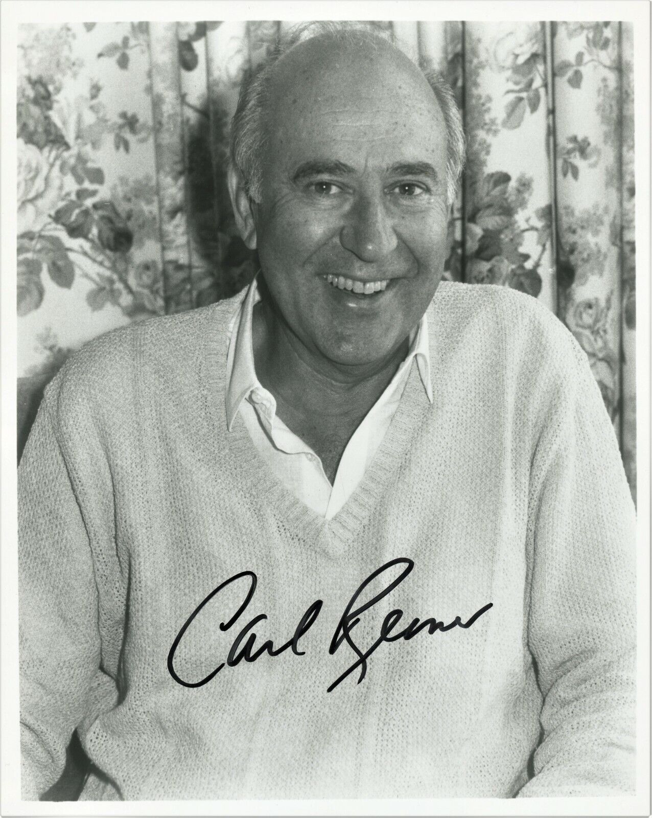 CARL REINER Signed Photo Poster painting