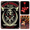 (US Only)3Pcs Vintage Black Sabbath Metal Tin Sign 2D Metal Wall Art Poster 30x40cm
