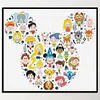 Mickey Head - 11CT Stamped Cross Stitch - 40*45cm - Disney