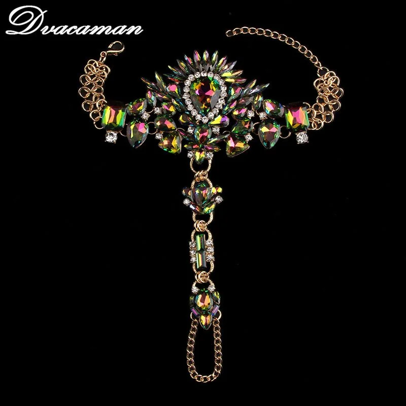 Fashion Best Selling Sexy Body Chain Crystal Jewelry New Charm Barefoot Sandals Fashion Hand Chain Jewelry Colorful Anklet 8591
