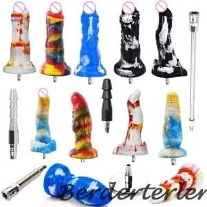 Pornhint Sex Machine with Multi-Clor Dildo Vac-U-Lock Attachments Sex Machine Accessories