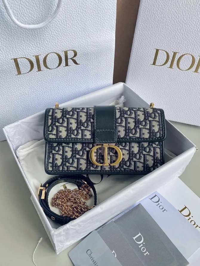 Dior_Montaigne蒙田30鏈條款老花藍小號_21.5cm_-