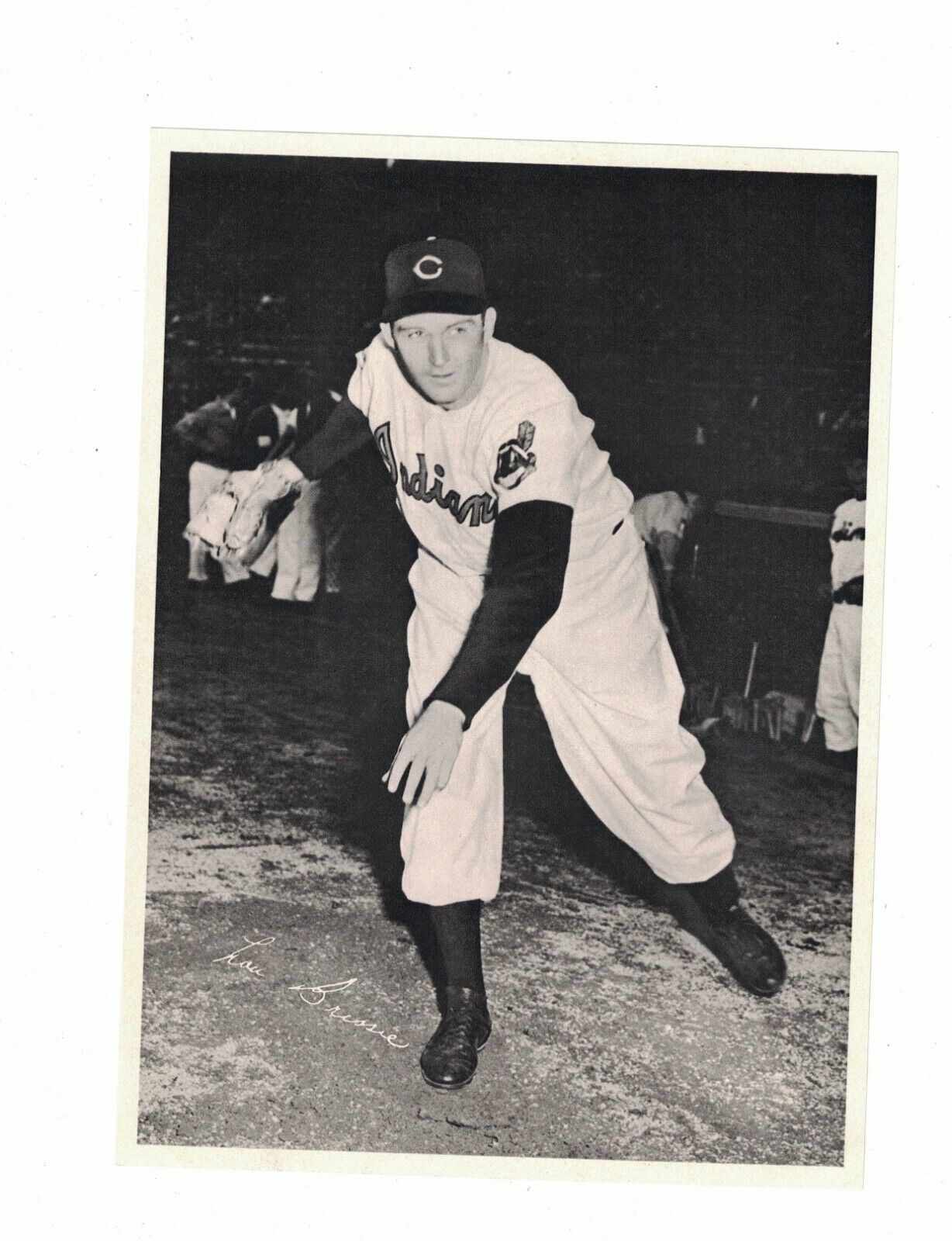 1950's Lou Brissie Cleveland Indians Picture Pack Baseball Photo Poster painting AO22