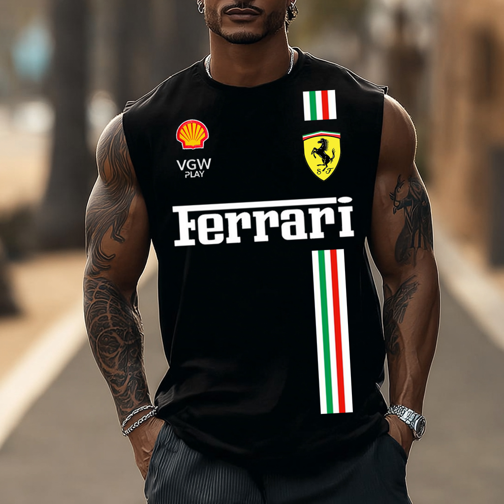 Men's Racing Team Graphic Tank Top